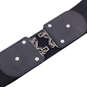 Syuer Womens Vintage Wide Elastic Stretch Waist Belt Retro Cinch Belt