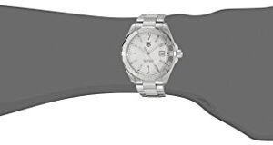 TAG Heuer Men's 'Aquaracer' Quartz Stainless Steel Dress Watch, Color:Silver-Toned (Model: WAY1111.BA0928)