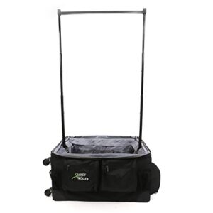 closet trolley no-lean dance duffel bag with garment rack great bag for competition dance - sturdy and reliable - does not lean and collapsible for easy storage