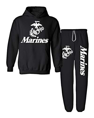 MEN'S UNITED STATES MARINES USMC HOODIE & SWEATPANTS SET XX LARGE