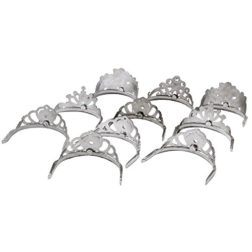 TopSeller Sliver Crown for Barbie Doll Pack of 10