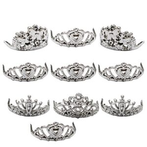 TopSeller Sliver Crown for Barbie Doll Pack of 10