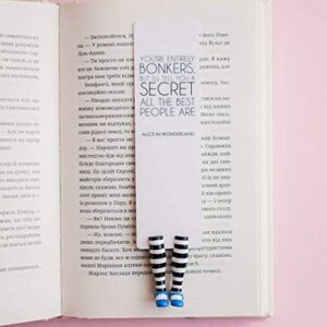 Handmade Bookmark Ideal Gift For Bookworm and Book Lover Truly Handmade and Crafted With Love Father Husband Gift Anniversary Booklovers (Alice in Wonderland)