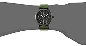 Timex Men's TW4B04700 Expedition Scout 40 Green Nylon Slip-Thru Strap Watch