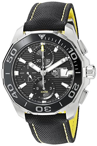 TAG Heuer Men's CAY211A.FC6361 Aquaracr Analog Display Swiss Automatic Black Watch