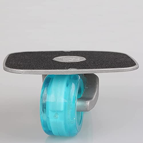 JINCAO Drift Plate Board Skate Split Portable Roller Road Aluminum Anti-slip Plate with Blue Flash Light PU Wheels and ABEC-7 608 Bearings