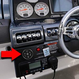 NVX XUBT4 Universal Marine Grade Bluetooth 4.0 Audio Receiver & Controller for Boats/Cars/ATV