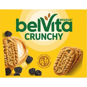 belVita Blueberry Breakfast Biscuits, Value Pack, 12 Packs (4 Biscuits Per Pack)