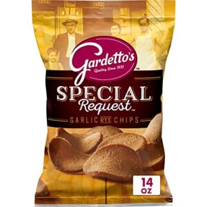 gardetto's snack mix, roasted garlic rye chips, 14 oz