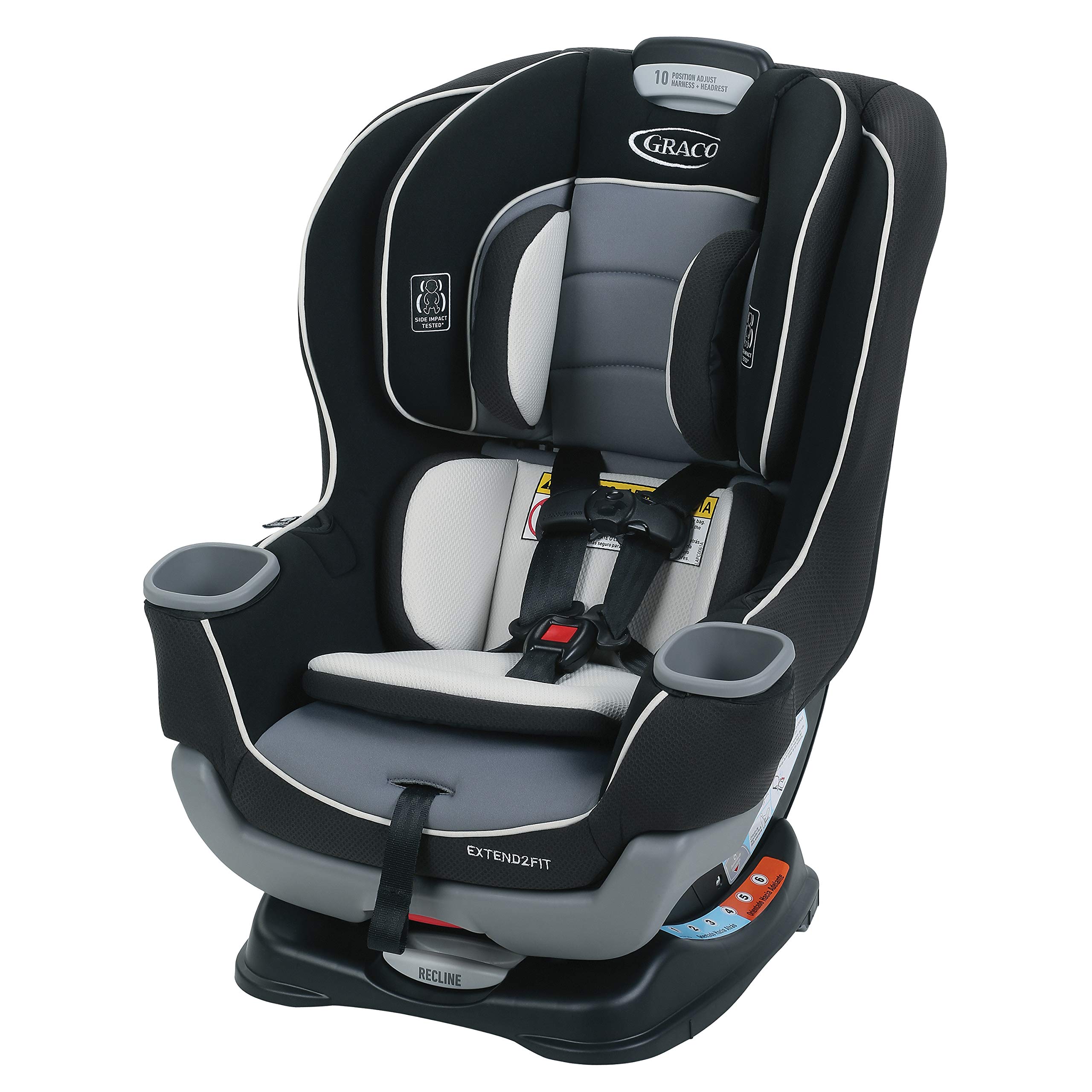 Graco Extend2Fit Convertible Car Seat, Spire
