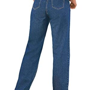 Woman Within Women's Plus Size Petite Perfect Cotton Back Elastic Jean - 26 WP, Medium Stonewash Blue