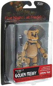 funko pop five nights at freddy's articulated golden freddy action figure, multicolor, 5.5 inches