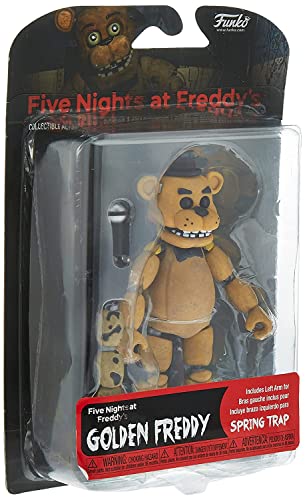 Funko POP Five Nights at Freddy's Articulated Golden Freddy Action Figure, Multicolor, 5.5 inches