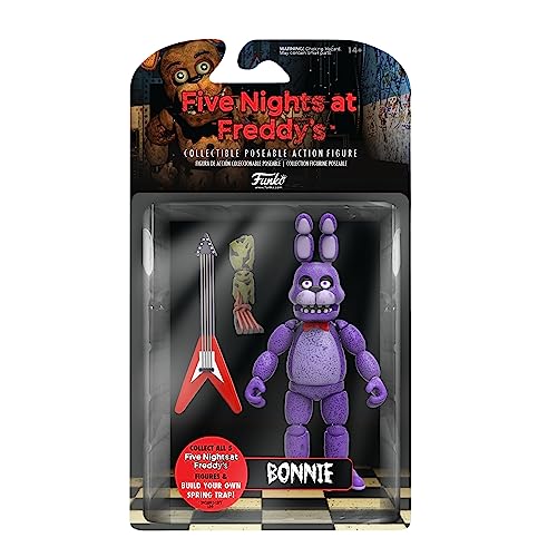 Funko 5" Articulated Action Figure: Five Nights at Freddy's (FNAF) - Bonnie The Rabbit - Collectible - Gift Idea - Official Merchandise - for Boys, Girls, Kids & Adults - Video Games Fans