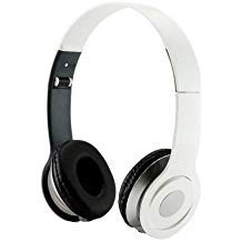 roberts fojjers special foldable over the head stereo dj headphone 3.5 mm for pc tablet music video & all other music players. (white angle)