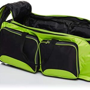 Fila 32" Lightweight Rolling Duffel, NEON Lime, One Size