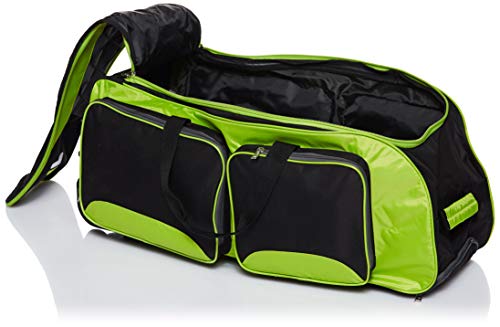 Fila 32" Lightweight Rolling Duffel, NEON Lime, One Size