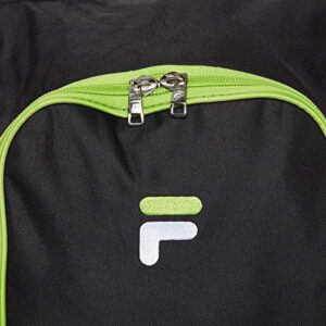 Fila 32" Lightweight Rolling Duffel, NEON Lime, One Size