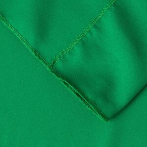 LA Linen Pack-2 Polyester Poplin Backdrop Drape 96 by 58-Inch Wide, Emerald Green, 96 x 58