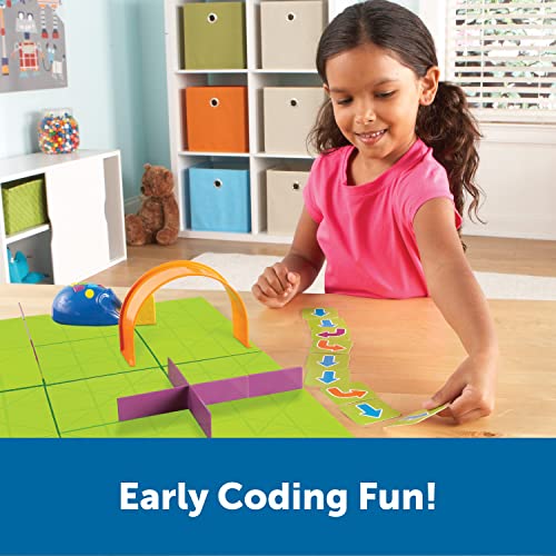 Learning Resources Code & Go Robot Mouse Activity Set, 83 Pieces, Ages 4+, Screen-Free Early Coding Toy for Kids, Interactive STEM Coding Pet