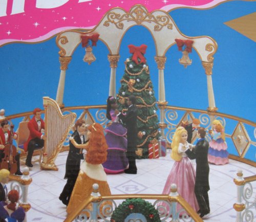 Barbie HOLIDAY DANCE MUSICAL Set Friends Waltz to 15 Christmas Carols & 15 All Time Favorite Songs! (1997 Mr. Christmas)