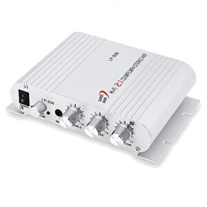 polarlander power car amplifier hi-fi 2.1 mp3 radio audio stereo bass speaker booster player for motorbike home no power plug