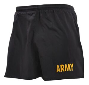 rothco army physical training shorts, large