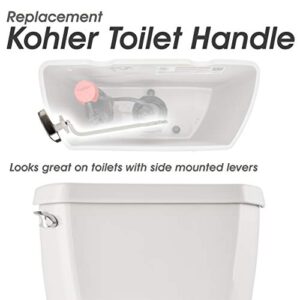 Kohler Toilet Flush Handle Replacement, Fits Side Mount Toilet Tank Lever, Chrome Polished