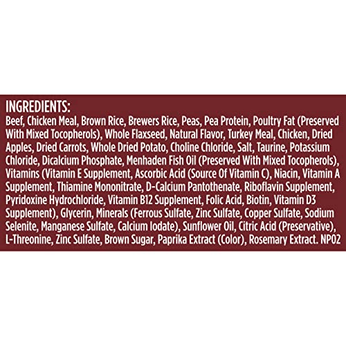 Rachael Ray Nutrish Dish Premium Dry Dog Food, Beef & Brown Rice Recipe with Veggies, Fruit & Chicken, 11.5 Pound Bag