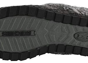 Skechers BOBS Women's Keepsakes - Ice Angel Slipper, Charcoal, 10 W US