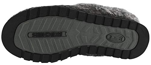 Skechers BOBS Women's Keepsakes - Ice Angel Slipper, Charcoal, 10 W US