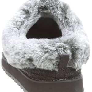 Skechers BOBS Women's Keepsakes - Ice Angel Slipper, Charcoal, 10 W US