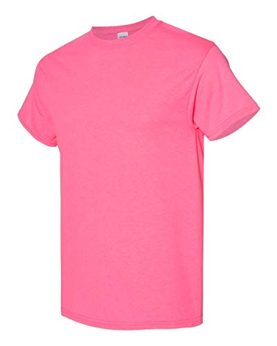 Gildan Mens 5.3 oz. Heavy Cotton T-Shirt G500 -SAFETY PINK XL