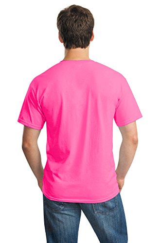 Gildan Mens 5.3 oz. Heavy Cotton T-Shirt G500 -SAFETY PINK XL