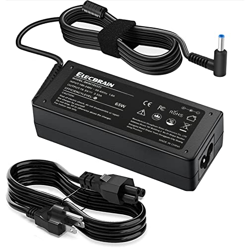 19.5V 3.33A AC Adapter Charger for HP 15-F009WM 15-F023WM 15-F039WM 15-F059WM 15-g073nr F9H92UA 15-g074nr Laptop 4.5/3.0mm Power Supply with Cord