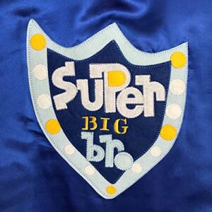 C.R. Gibson Blue 'Big Brother' Superhero Cape Children's Costume, 3pc, 22'' L