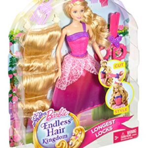 Barbie Endless Hair Kingdom Princess Doll, Pink