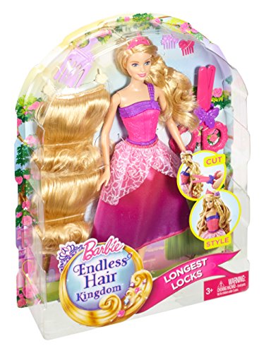 Barbie Endless Hair Kingdom Princess Doll, Pink