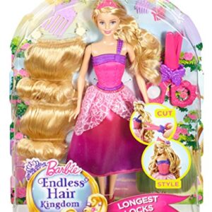 Barbie Endless Hair Kingdom Princess Doll, Pink