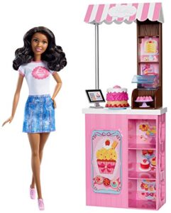 barbie careers bakery shop playset with african-american doll