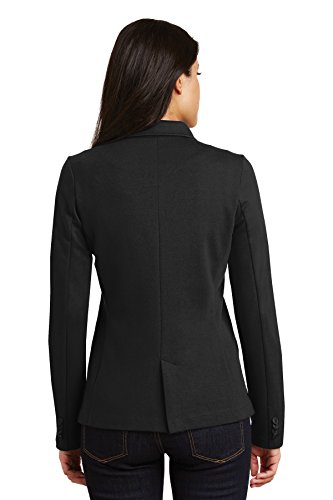 Port Authority?LM2000 Ladies Knit Blazer, L, Black