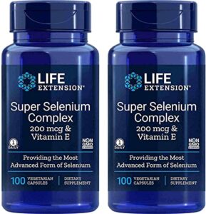 life extension - super selenium complex & vitamin e - 200 mcg - 100 vcaps (200 vcaps) by life extension (2)