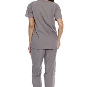 Just Love 22251V-XL Light Grey Women's Scrub Sets/Medical Scrubs/Nursing Scrubs
