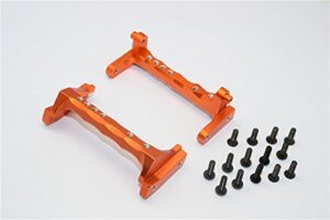 gpm for vaterra k5 blazer ascender upgrade parts aluminum servo mount - 2pcs set orange