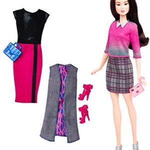 Barbie Fashionista Asian Doll with 2 Additional Outfits