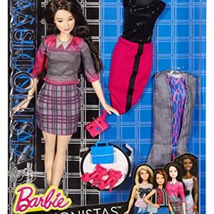 Barbie Fashionista Asian Doll with 2 Additional Outfits