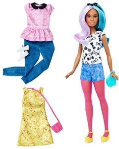 barbie fashionista petite doll with 2 additional outfits