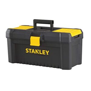 stanley tools and consumer storage stst16331 stanley essential toolbox, 16", black/yellow