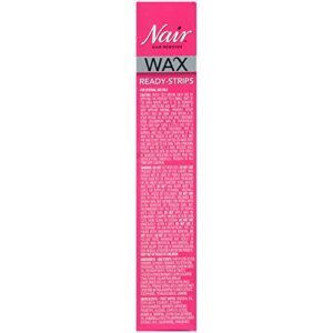 Nair Hair Remover Wax Ready- Strips for Legs & Body, 40 CT Set of 3