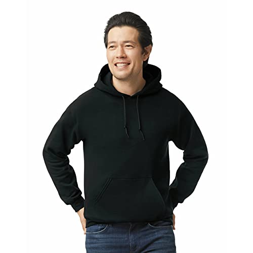 Gildan Adult Fleece Hoodie Sweatshirt, Style G18500, Multipack, Black (1-Pack), X-Large